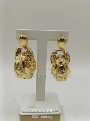 Original Gold Earrings and Pendant