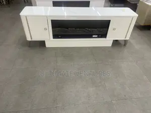 Tv Stand and Decorative Fireplace Unit.