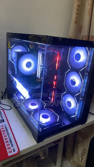 Spacious Gaming Atx Pc Case With 4 RGB Fans