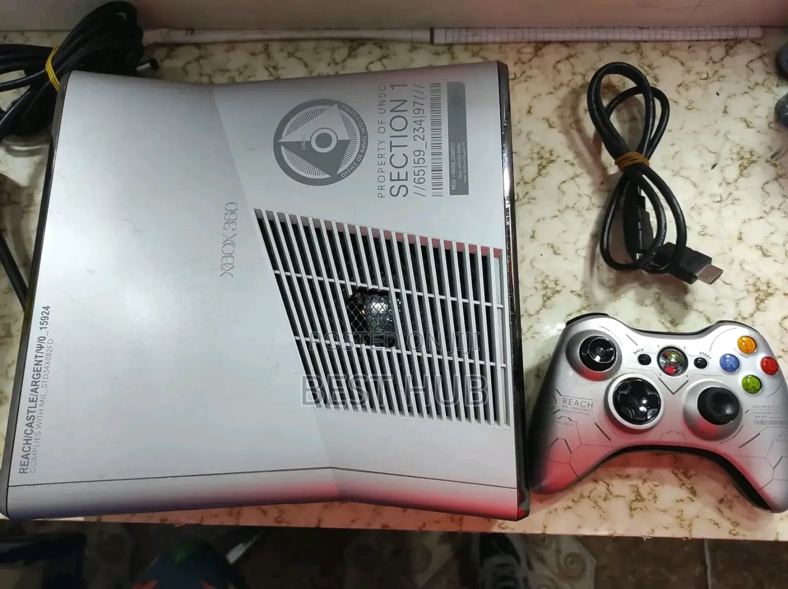 Xbox 360 Slim With Games