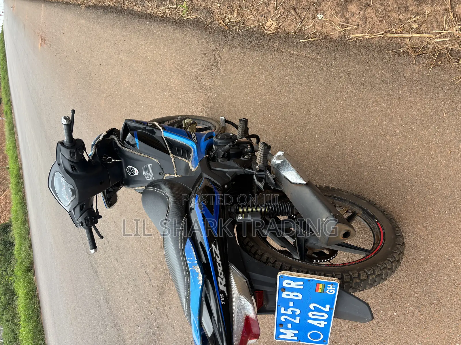 TVS Rockz 125 2024 Blue