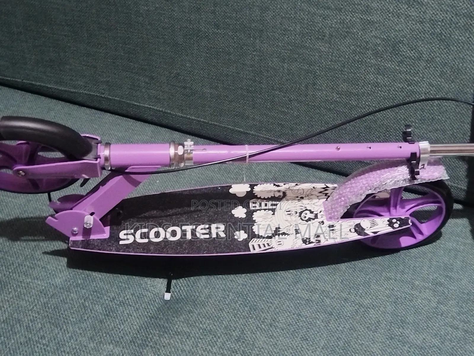 Purple Big Wheels Scooter For10years To Adults