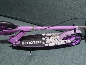 Purple Big Wheels Scooter For10years To Adults