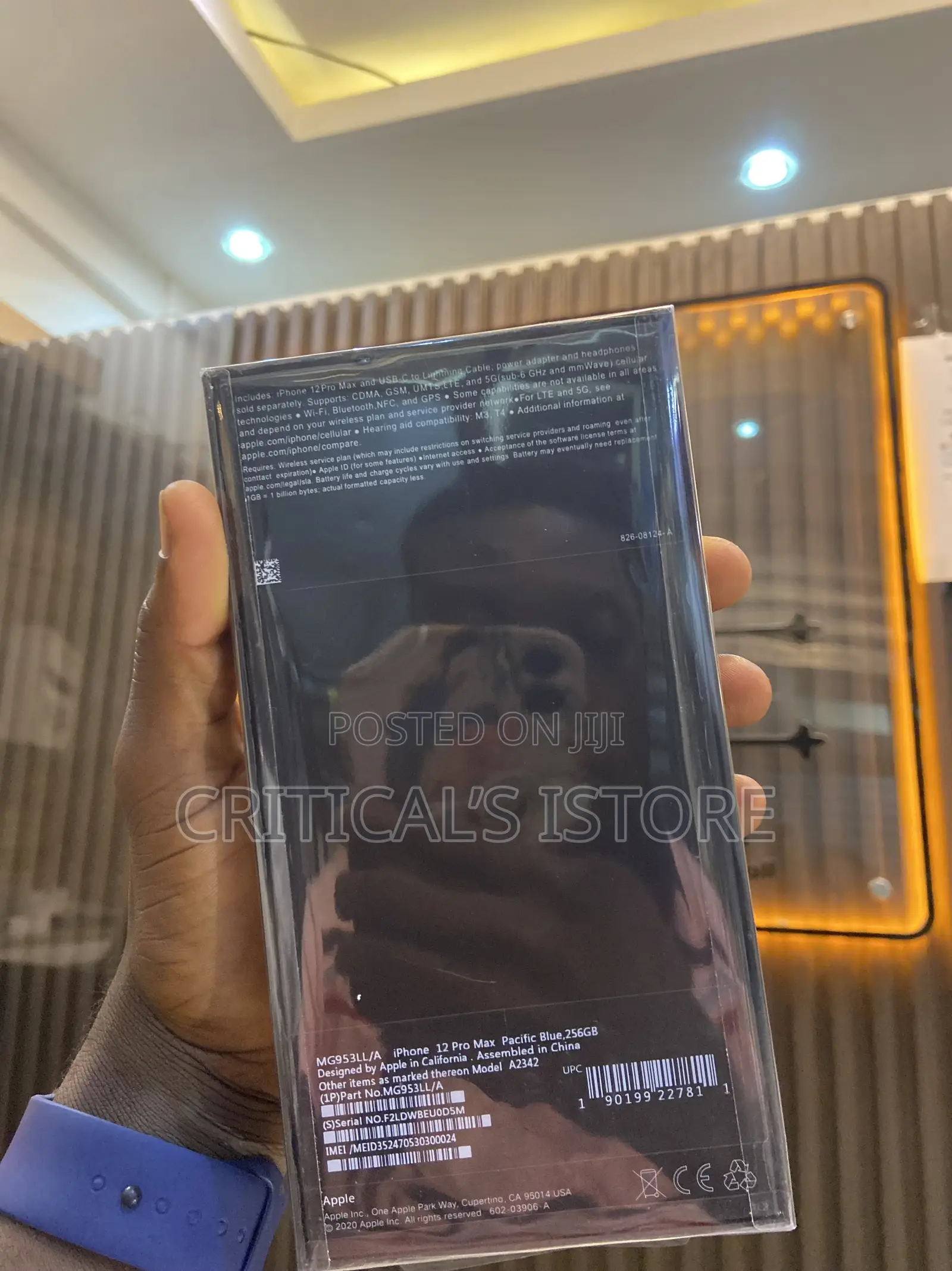 New Apple iPhone 12 Pro Max 256 GB Blue