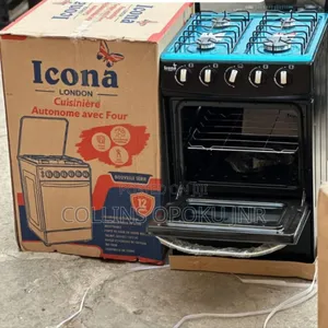 Icona 50x50 Auto Ignition Burner With Oven, Grill And Chicken Turner