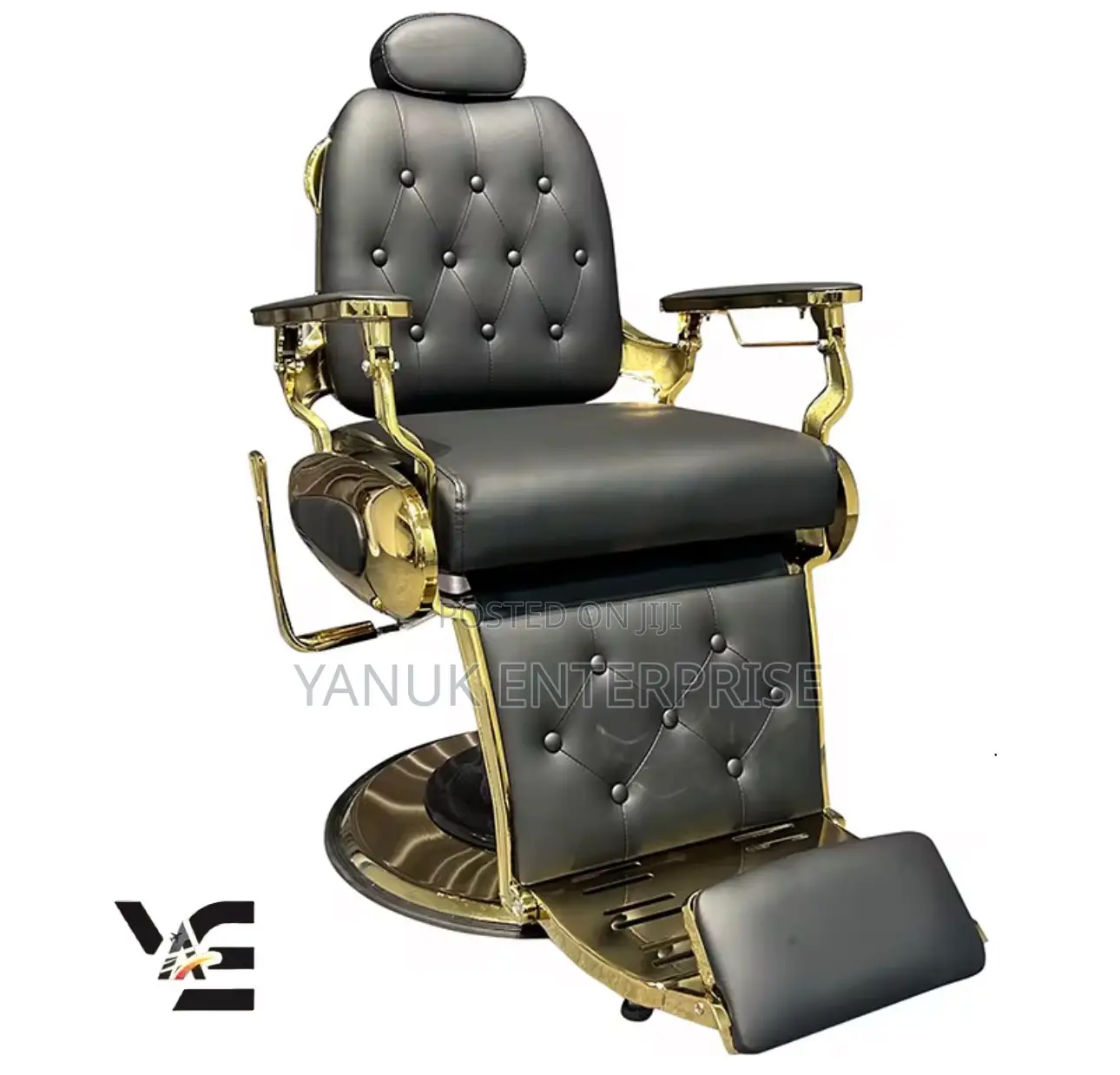 Executive Gold Barber Chair