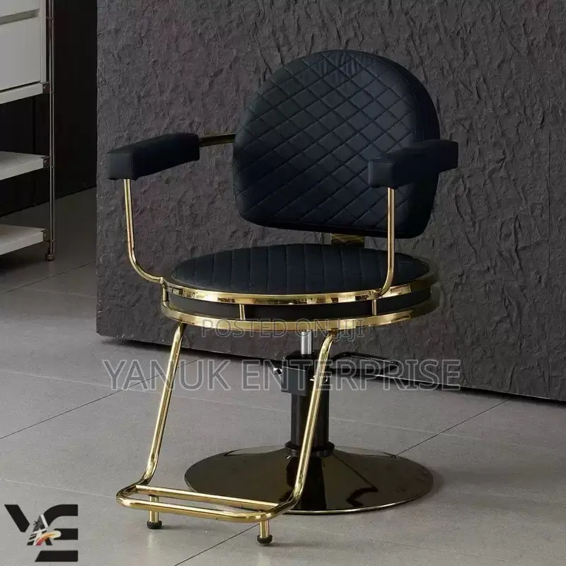 Gold Salon Chair