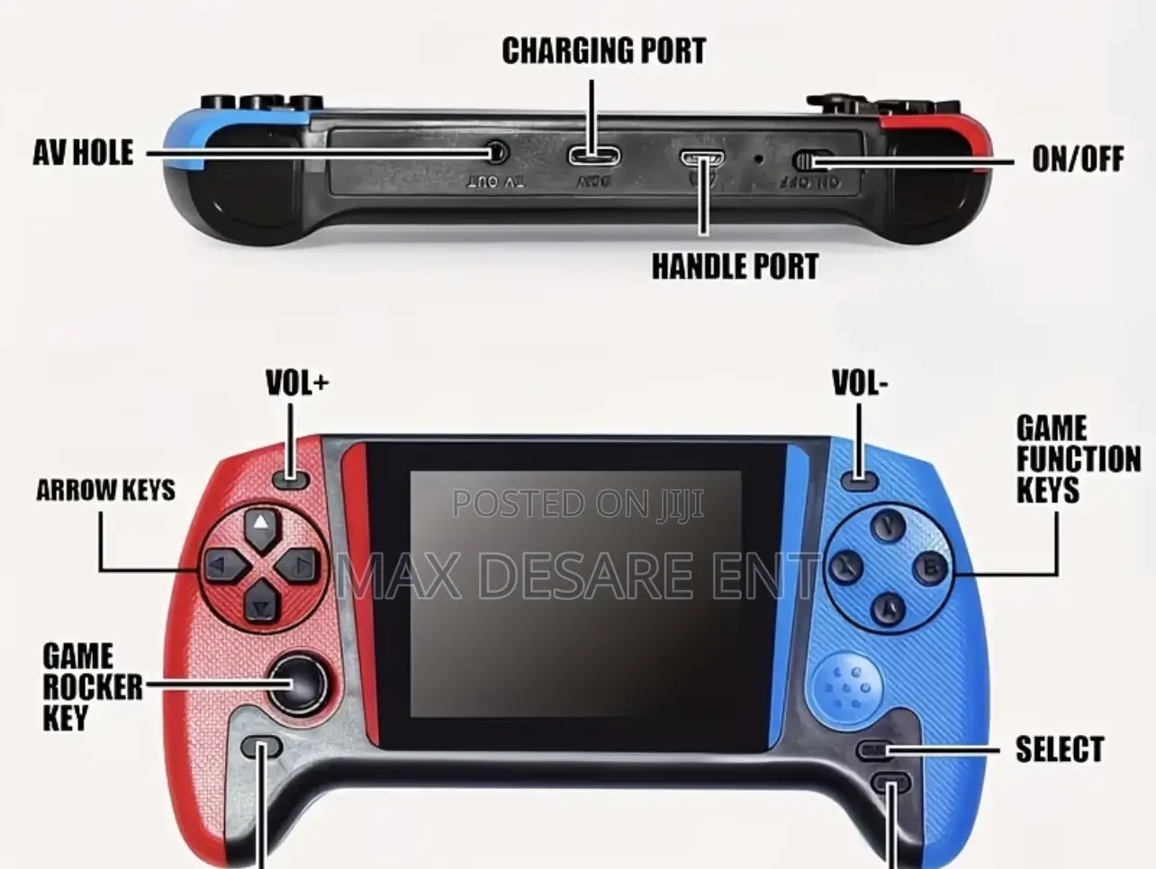 High-Definition Screen Retro Game Console