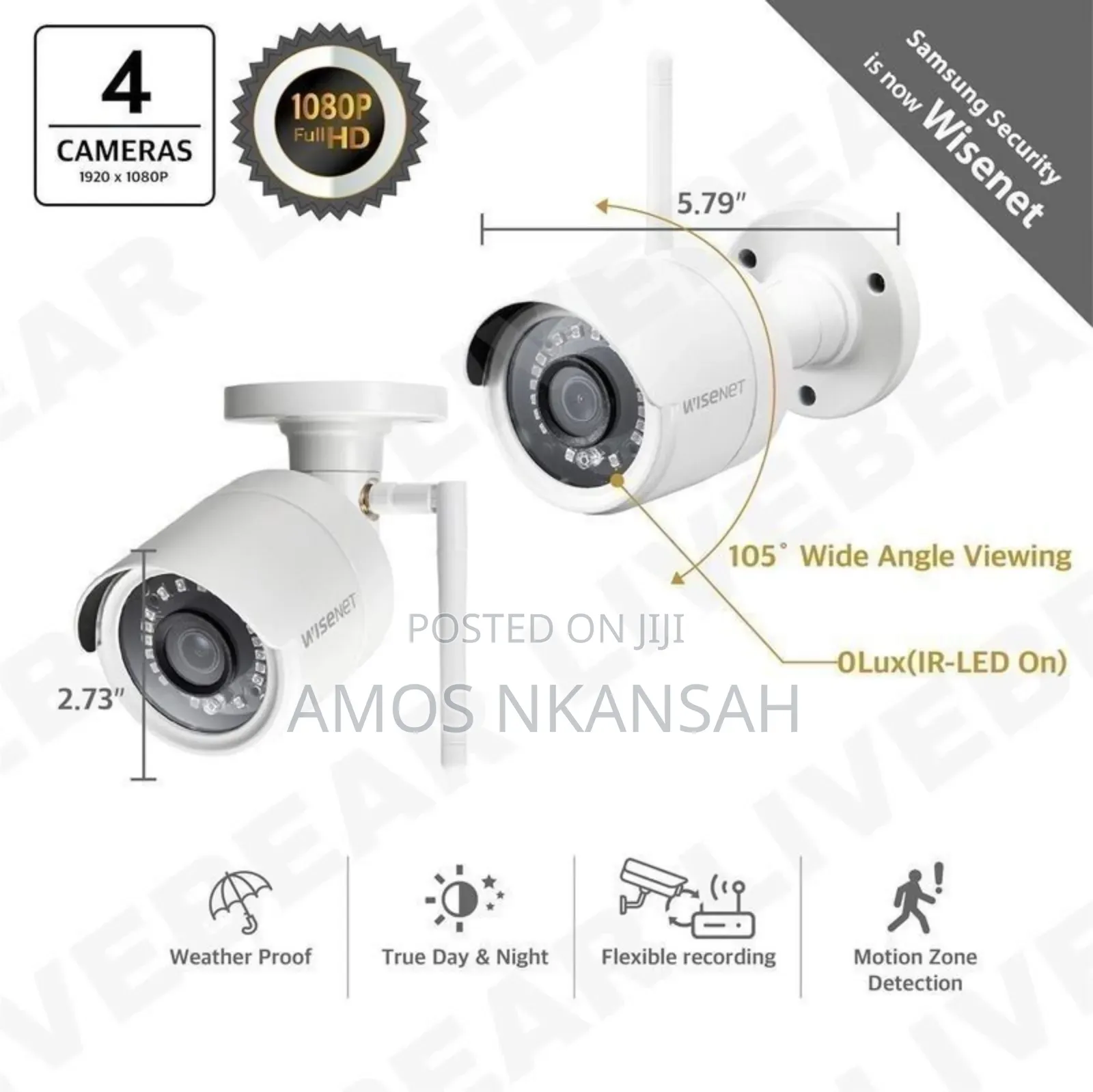 Smart Wireless Security Camera System