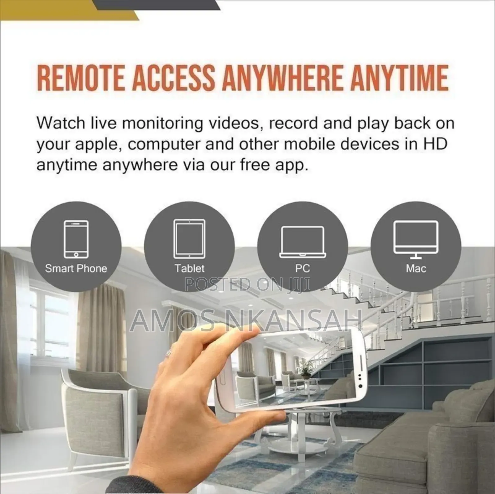 Smart Wireless Security Camera System