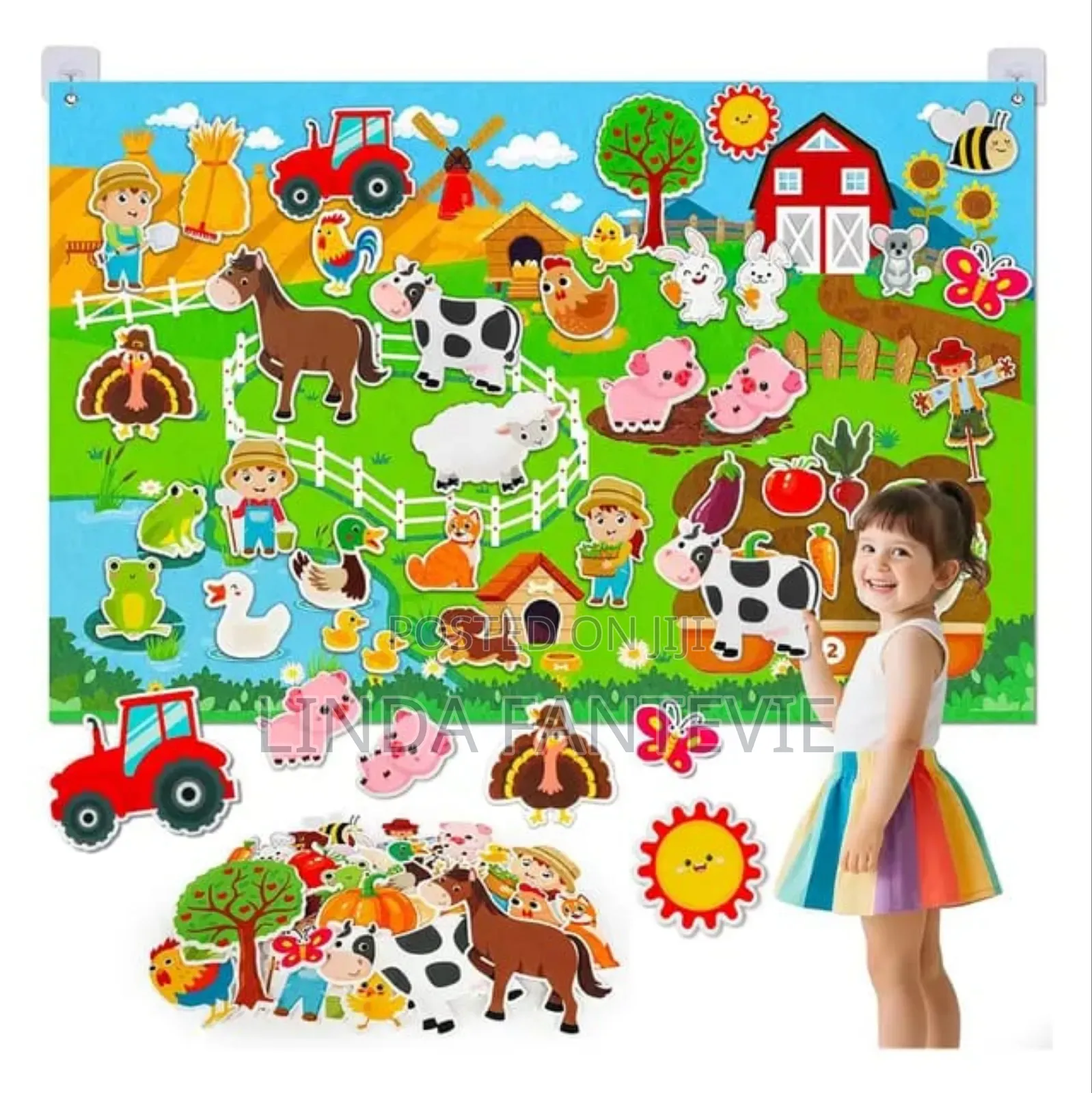 Farm Animal Felt Story Board Set