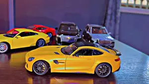 Realistic Benz GTR Alloy/Metalic Toy Car