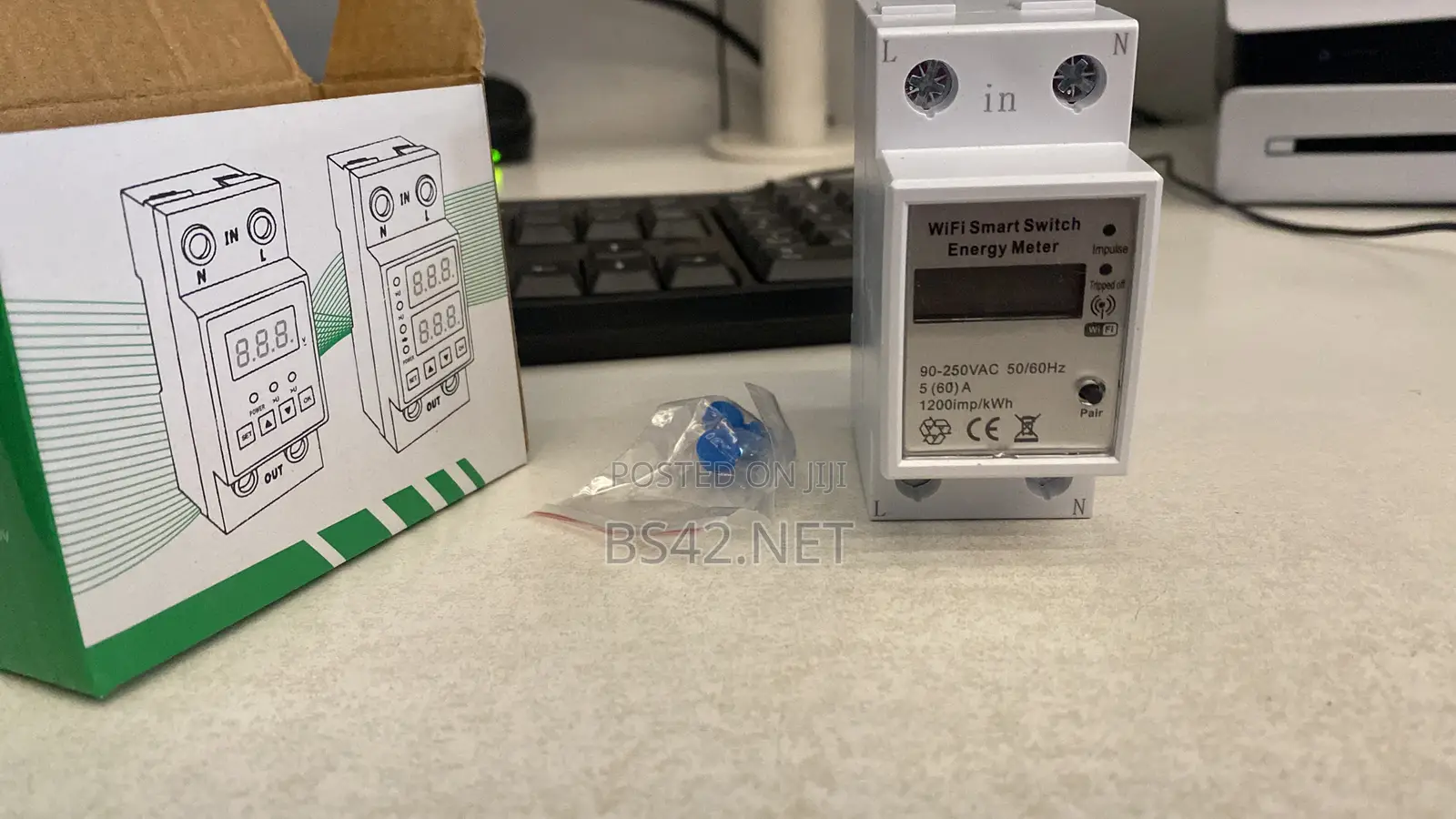 Smart Switch Energy Meter LCD Display