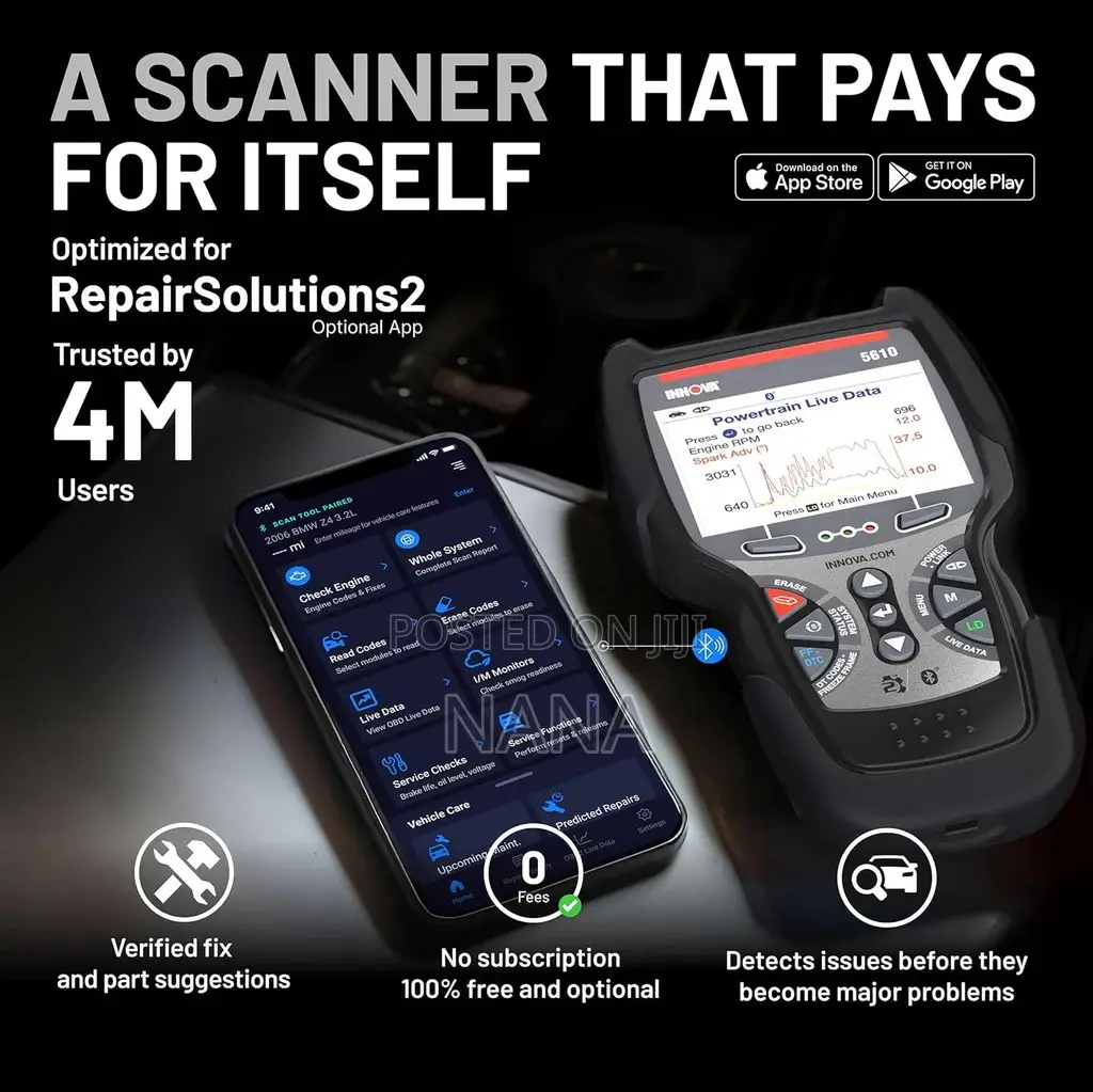 Innova 5610 Bi-Directional Car Diagnostic Scanner With Live Data