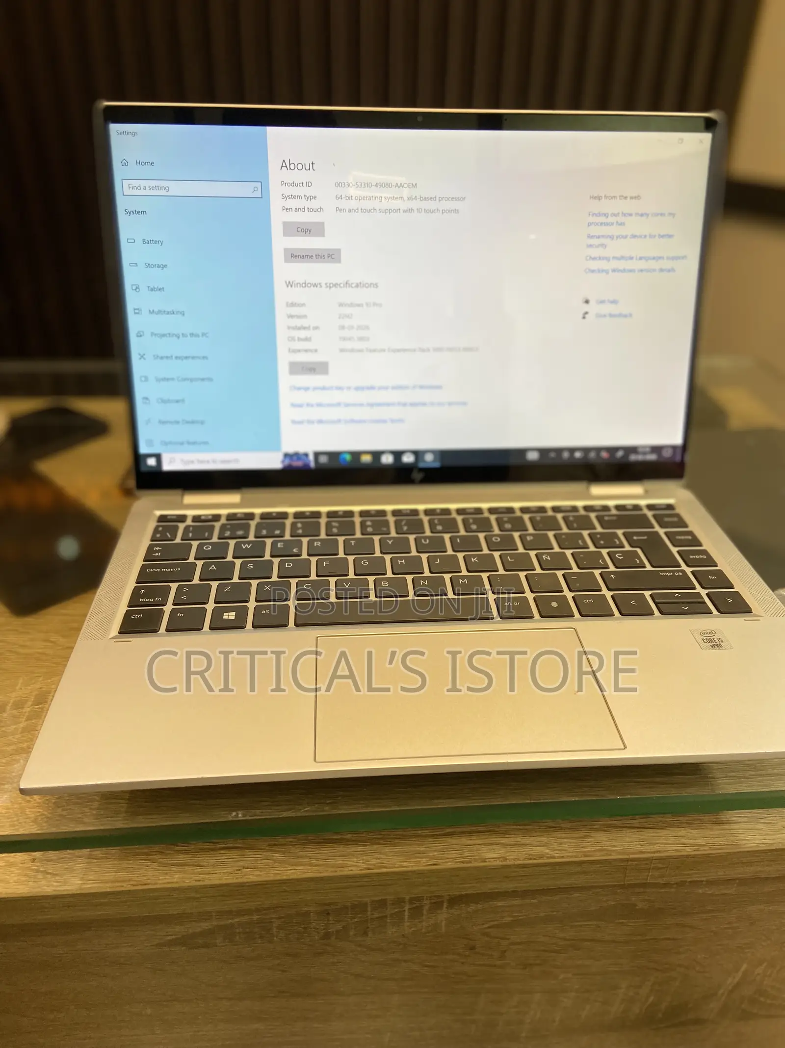 New Laptop HP EliteBook x360 1030 G7 8GB AMD Ryzen 7 SSD 256GB