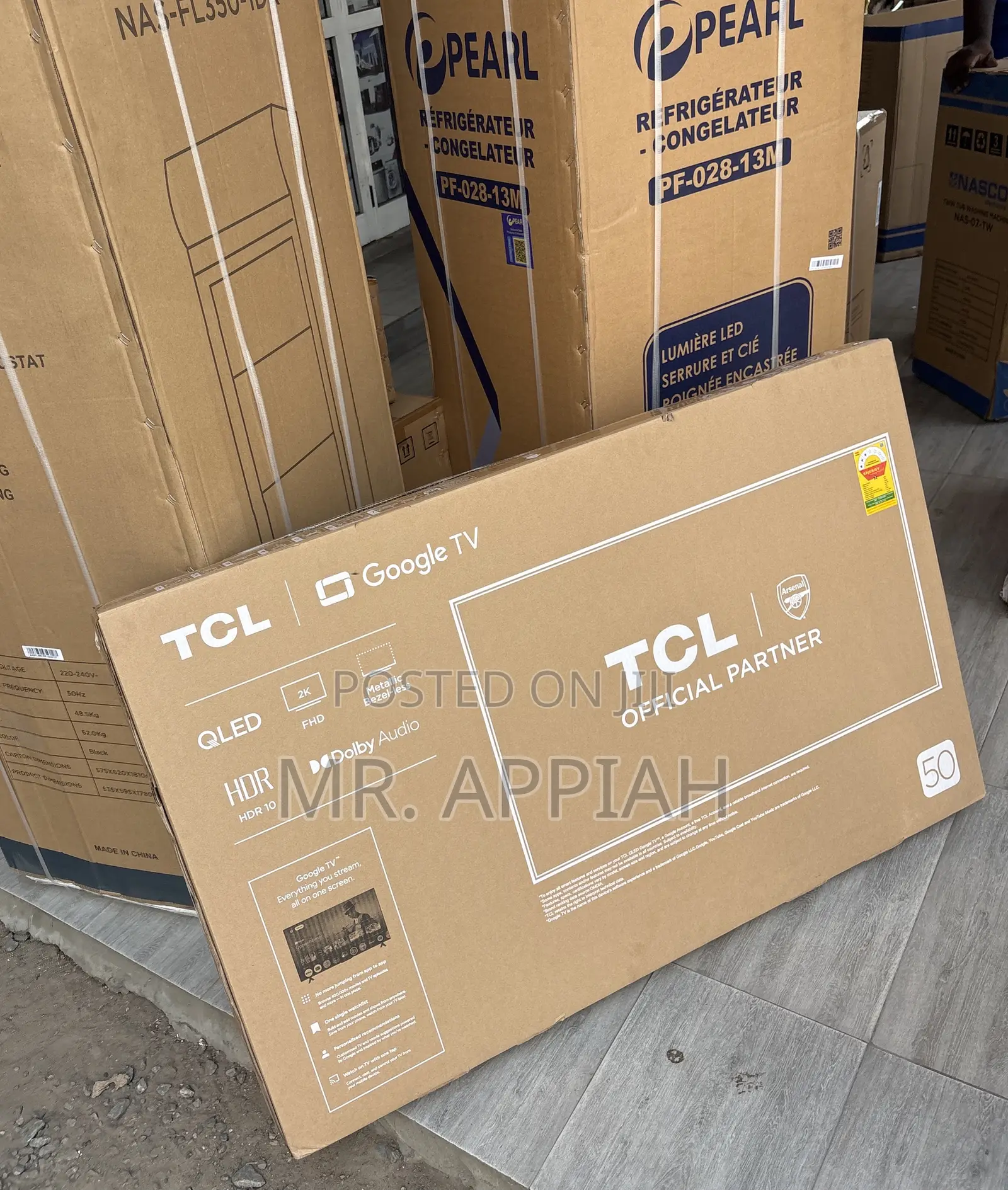 Get Authentic TCL 50 Inch Qled Smart Screen Tv(2025 Model) 