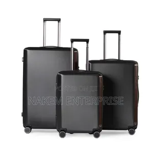 3in1 Large Capacity Pc Waterproof Travel Luggage Set With Tsa Locks