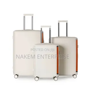 3in1 Large Capacity Pc Waterproof Travel Luggage Set With Tsa Locks