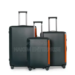 3in1 Large Capacity Pc Waterproof Travel Luggage Set With Tsa Locks
