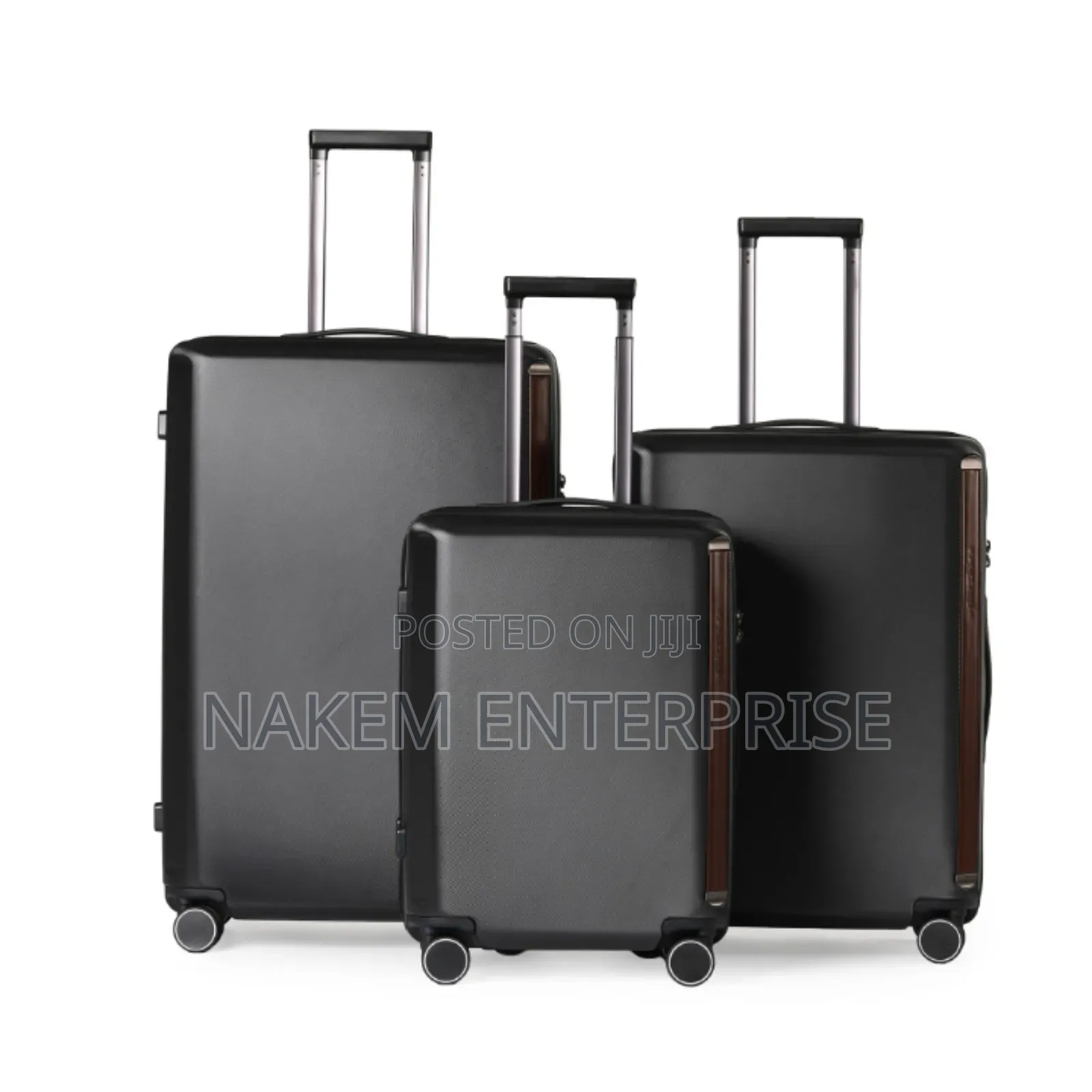 3in1 Large Capacity Pc Waterproof Travel Luggage Set With Tsa Locks