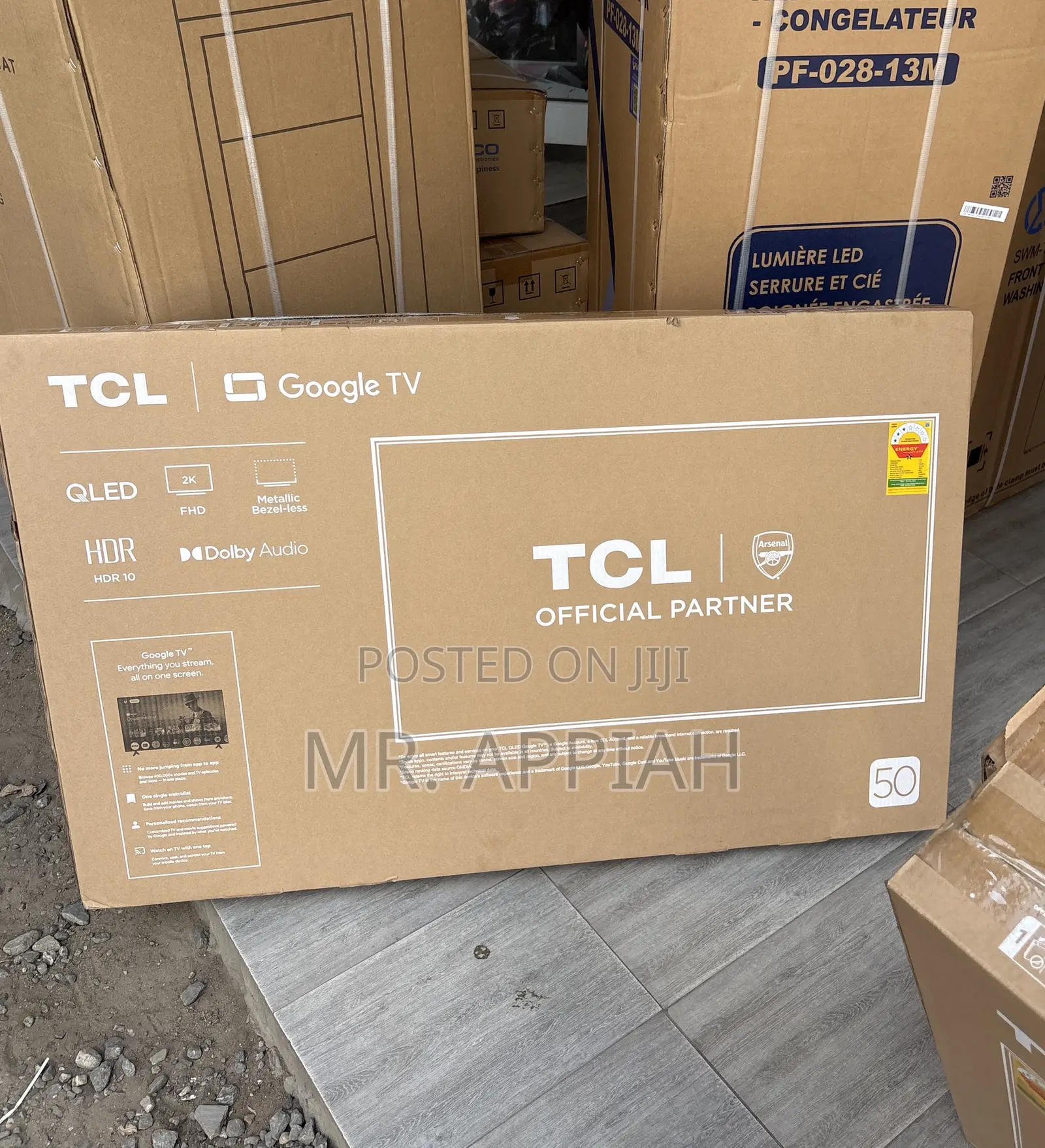 Super Quality TCL 50 Inch Qled Smart Screen Television(2025 Model)
