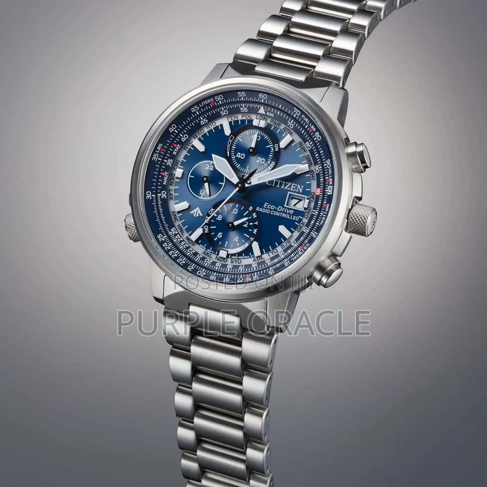 Citzen Eco-drive Promaster Navihawk A-t Blue Dial Watch At8300-58l