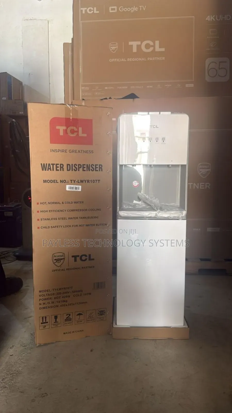Tcl16ltr 3taps Water Dispenser Ty-Lwyr107t