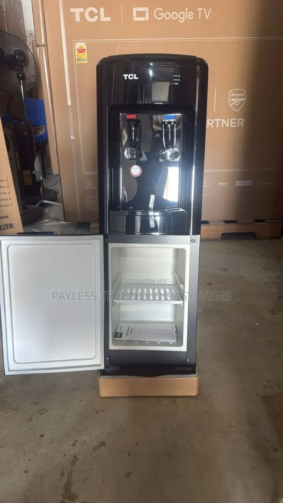 TCL Water Dispenser 2 Taps Top Load Black TCL-Lyr47w