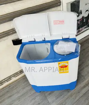Zara 7kg Twin Tub Semi-Auto Electric Washing Machine(White).