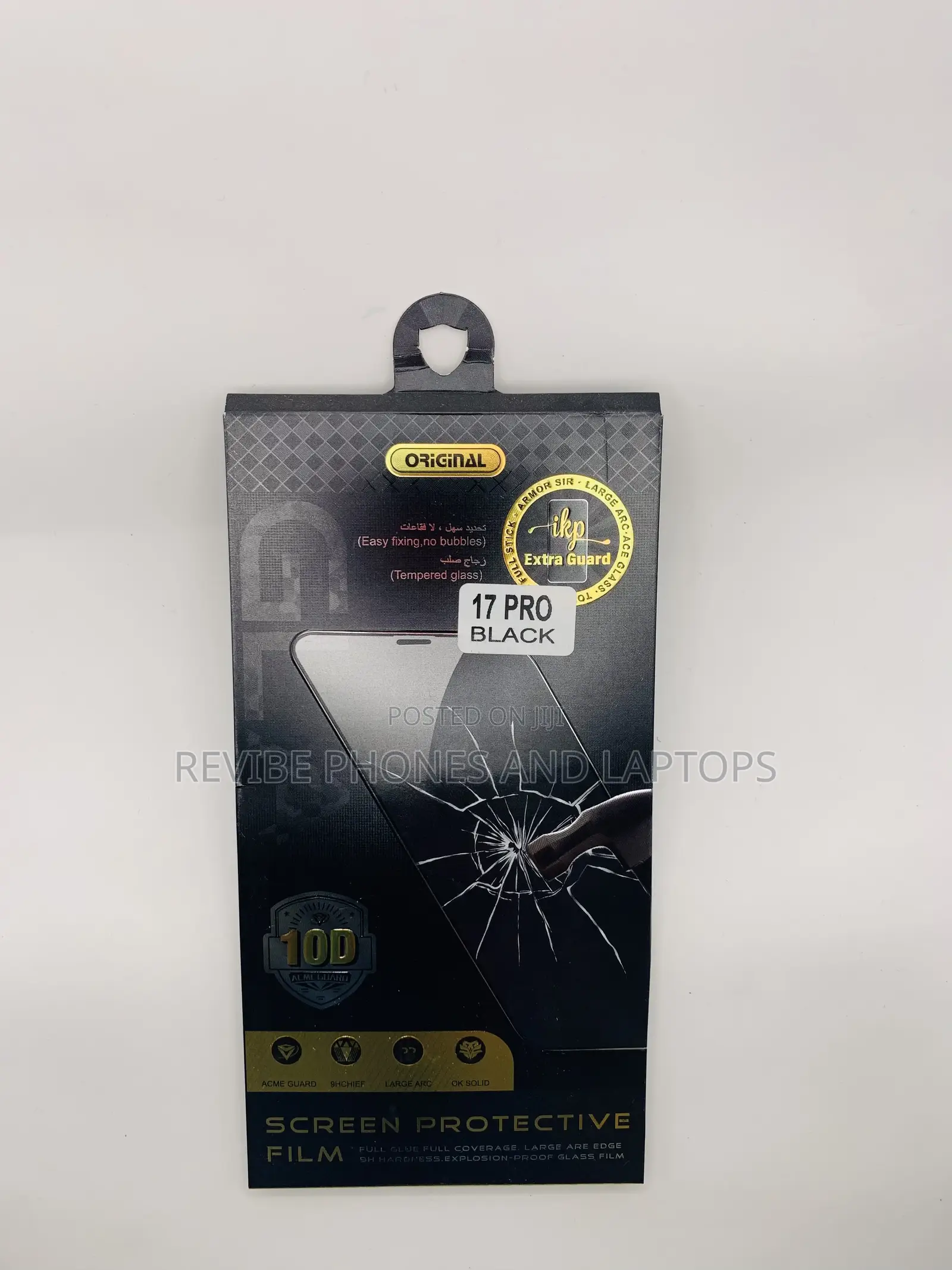Original Black Screen Protectors. iPhone Xr to iPhone 17 Pro