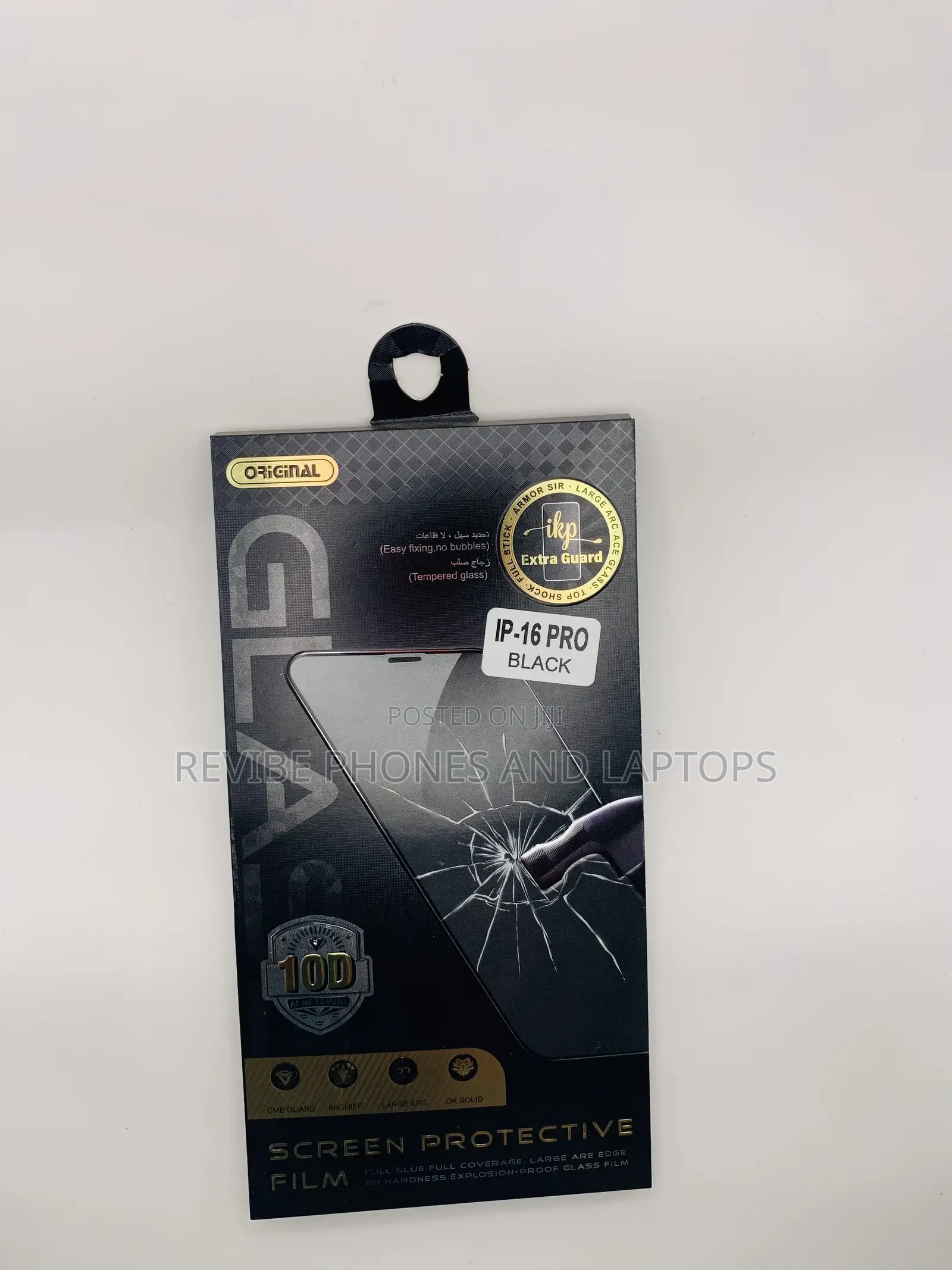 Original Black Screen Protectors. iPhone Xr to iPhone 17 Pro