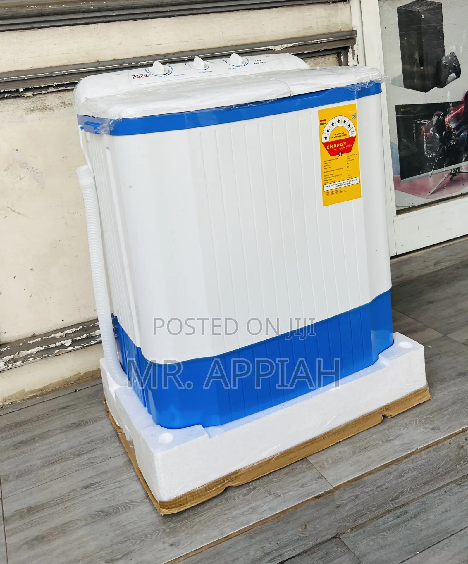 Extremely Affordable Zara 7kg Twin Tub Electric Washing Machine 