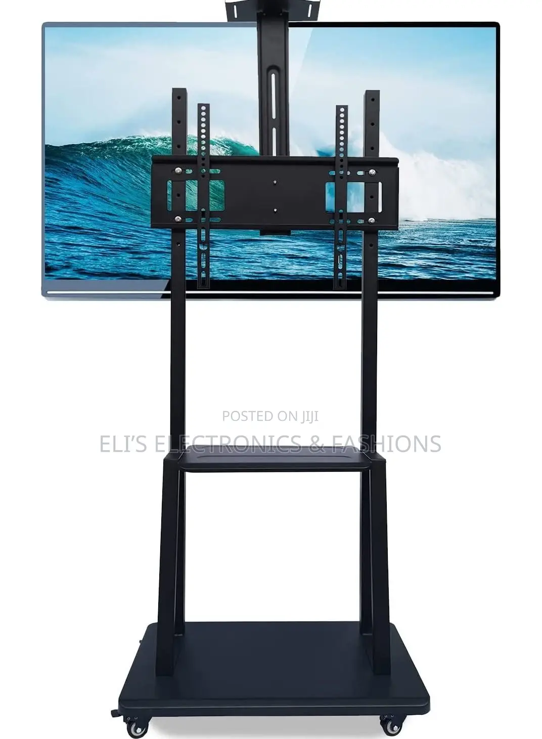 Mobile Tv Stand Rolling TVS Cart With Wheels for 32-75 Inch LCD Led F