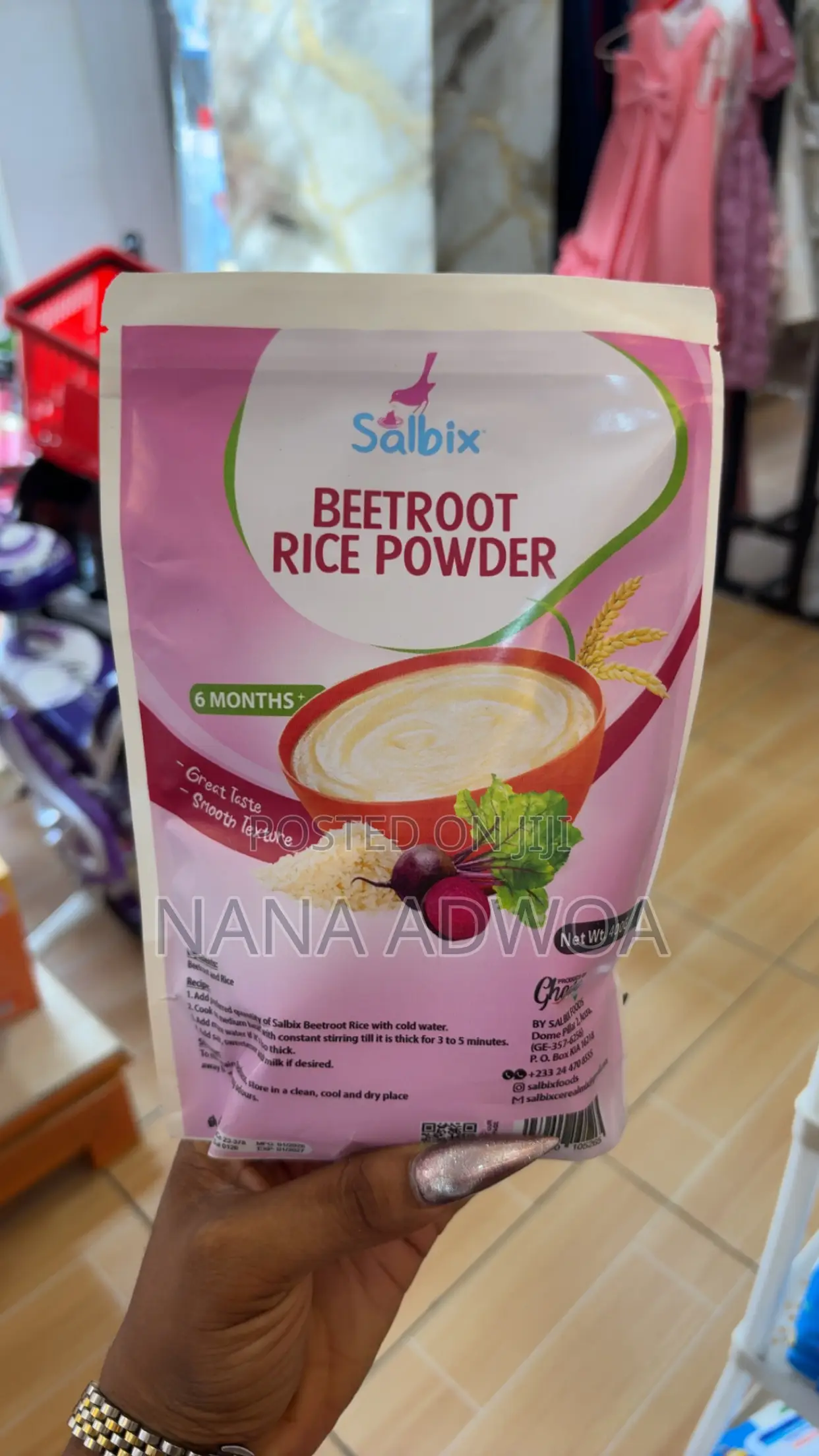 Beetroot and Rice Powder