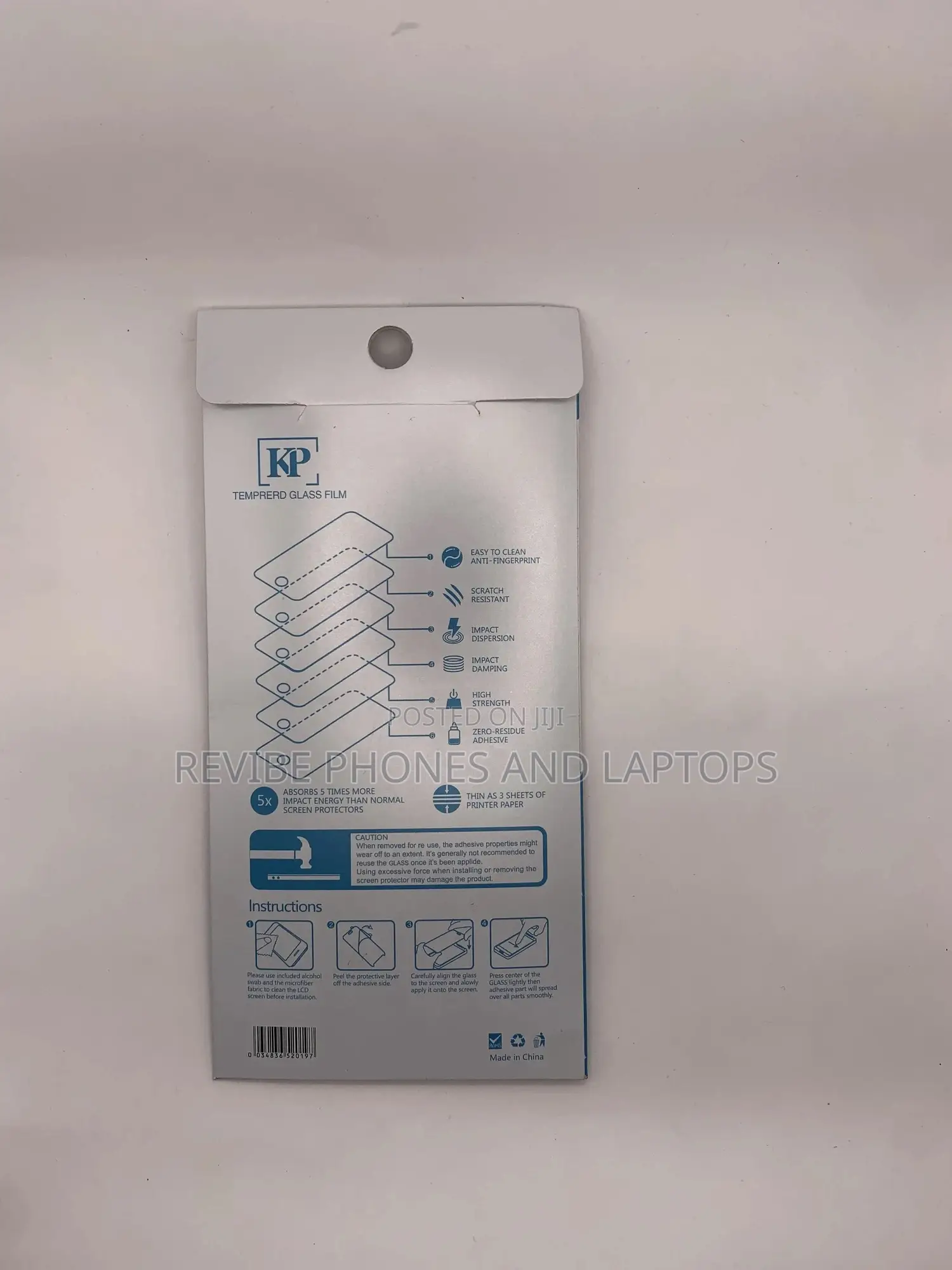Original Clear Tempered Screen Protector