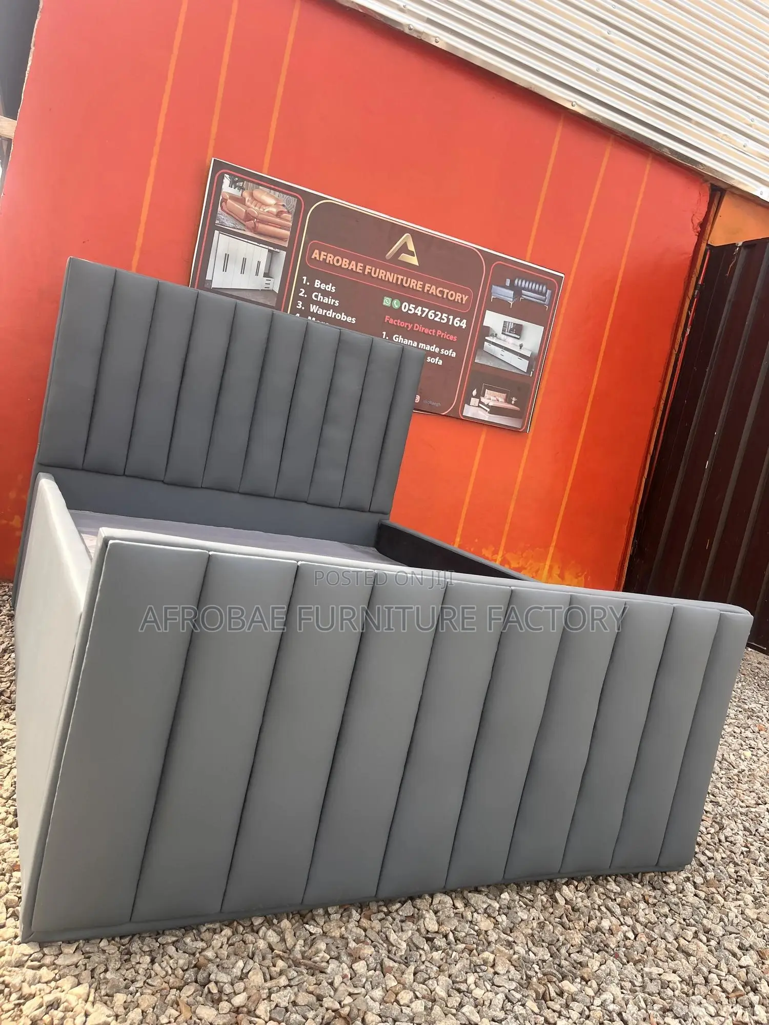 Quality Leather Double Bed