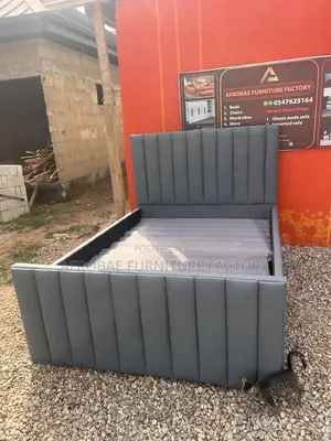 Quality Leather Double Bed