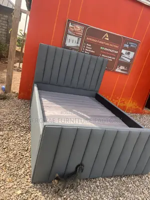 Quality Leather Double Bed