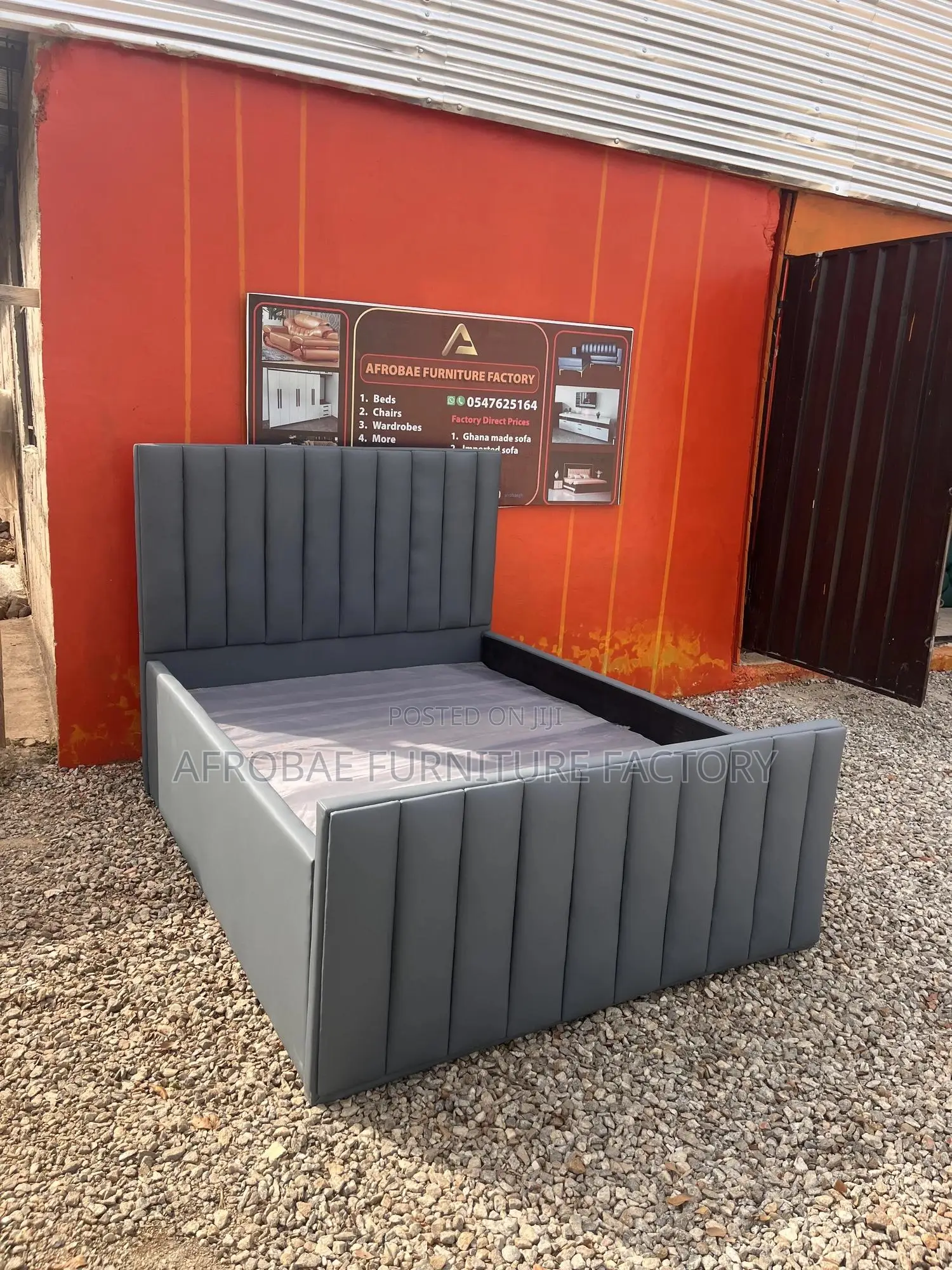 Quality Leather Double Bed