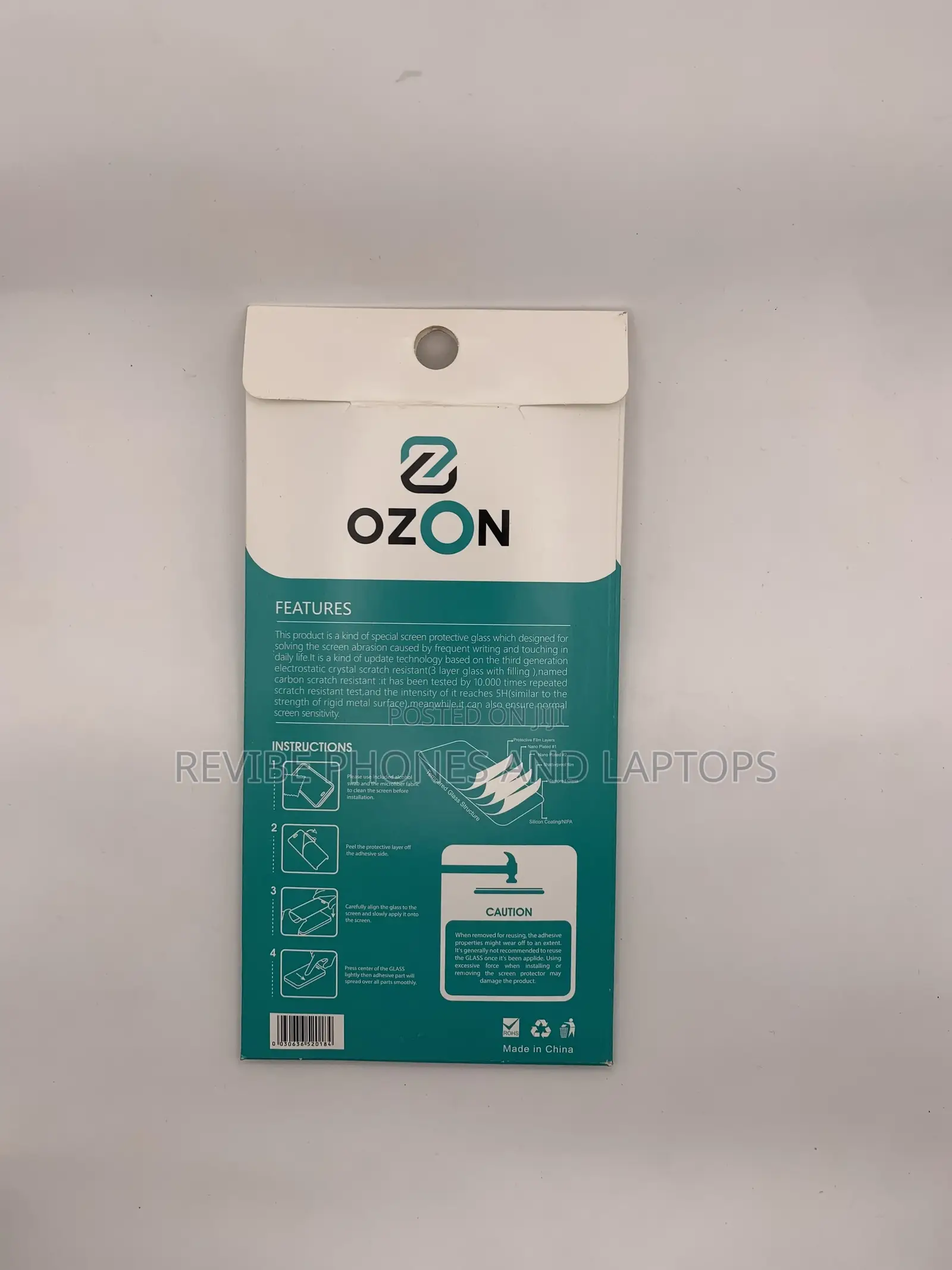 Ozon Clear Tempered Glass Protector