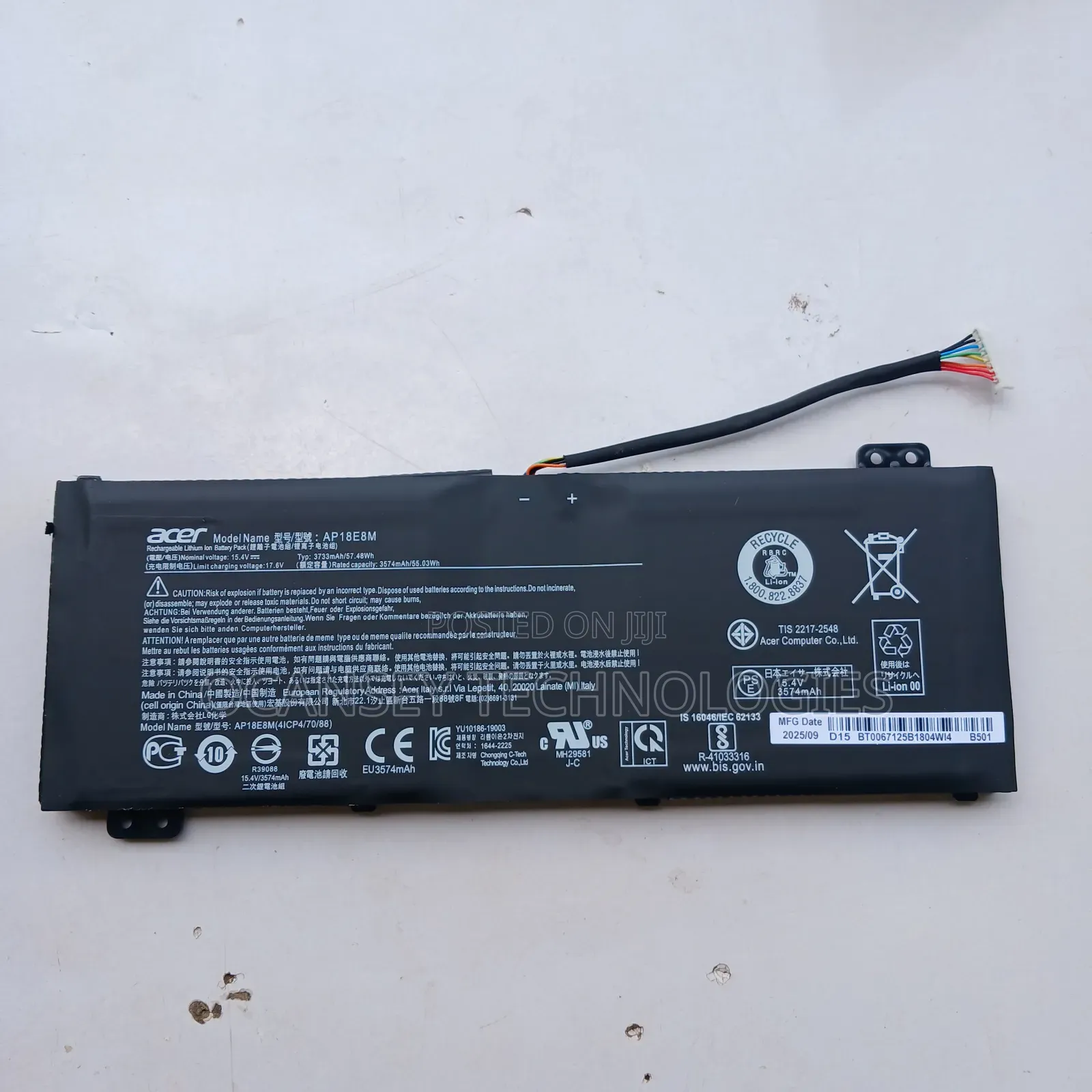 Ap18e7m Ap18e8m Laptop Battery for Acer Nitro 5 An515-43an515-44