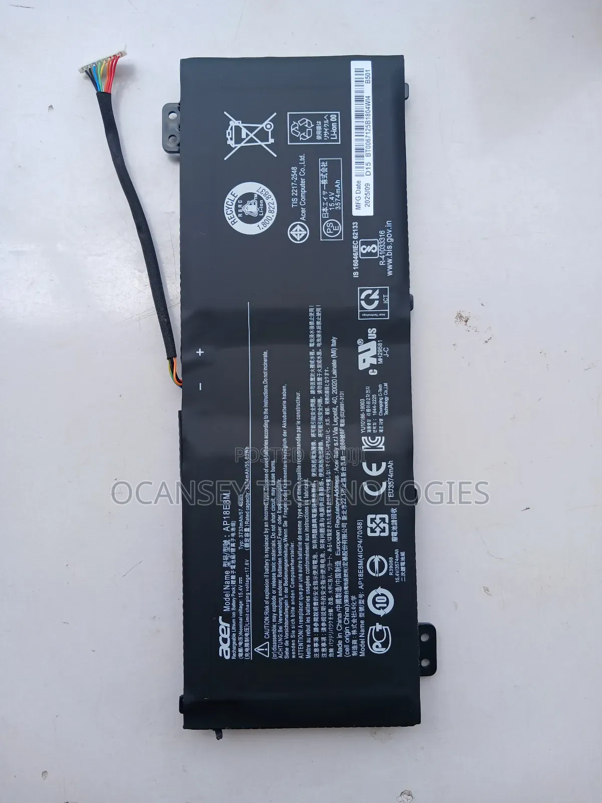 Ap18e7m Ap18e8m Laptop Battery for Acer Nitro 5 An515-43an515-44