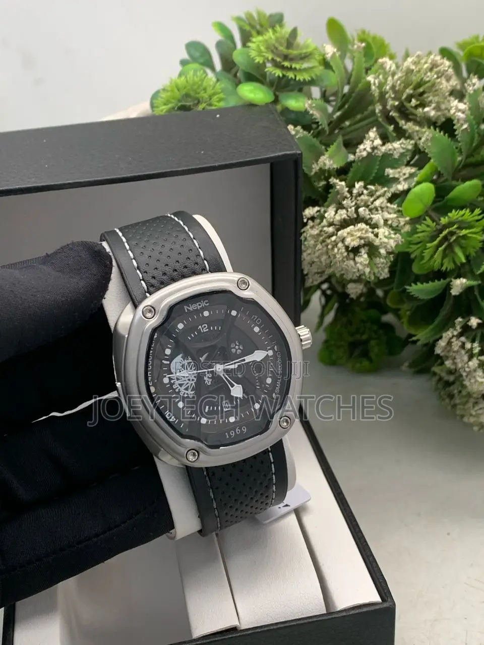 Nepic Men Leather Watch