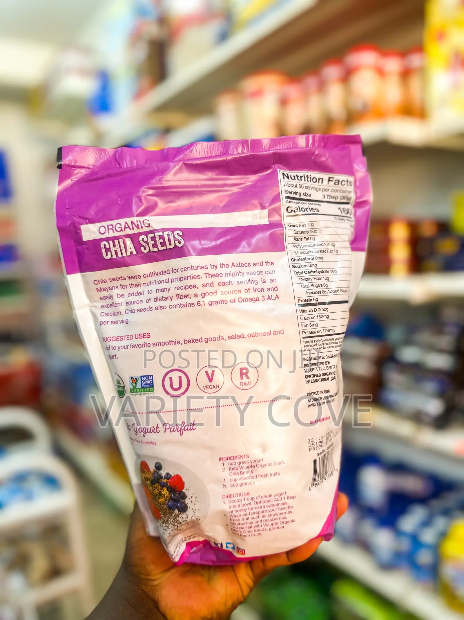 Volupta Organic Chia Seeds