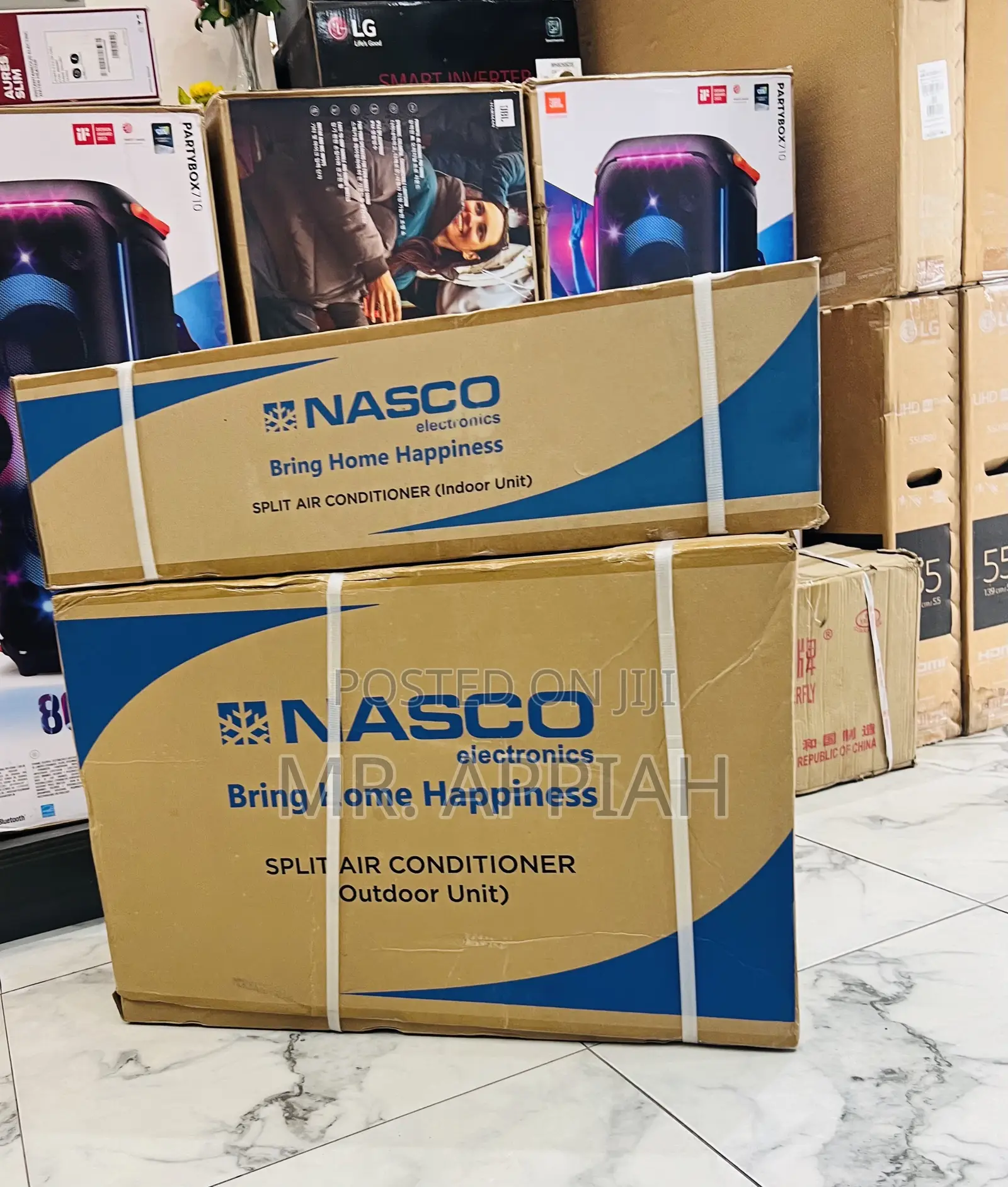 Unique Cooling Nasco 1.5hp Air Conditioner(White) 