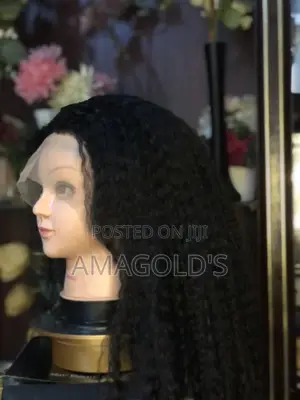 T-Frontal Kinky Straight Human Hair(Blend)