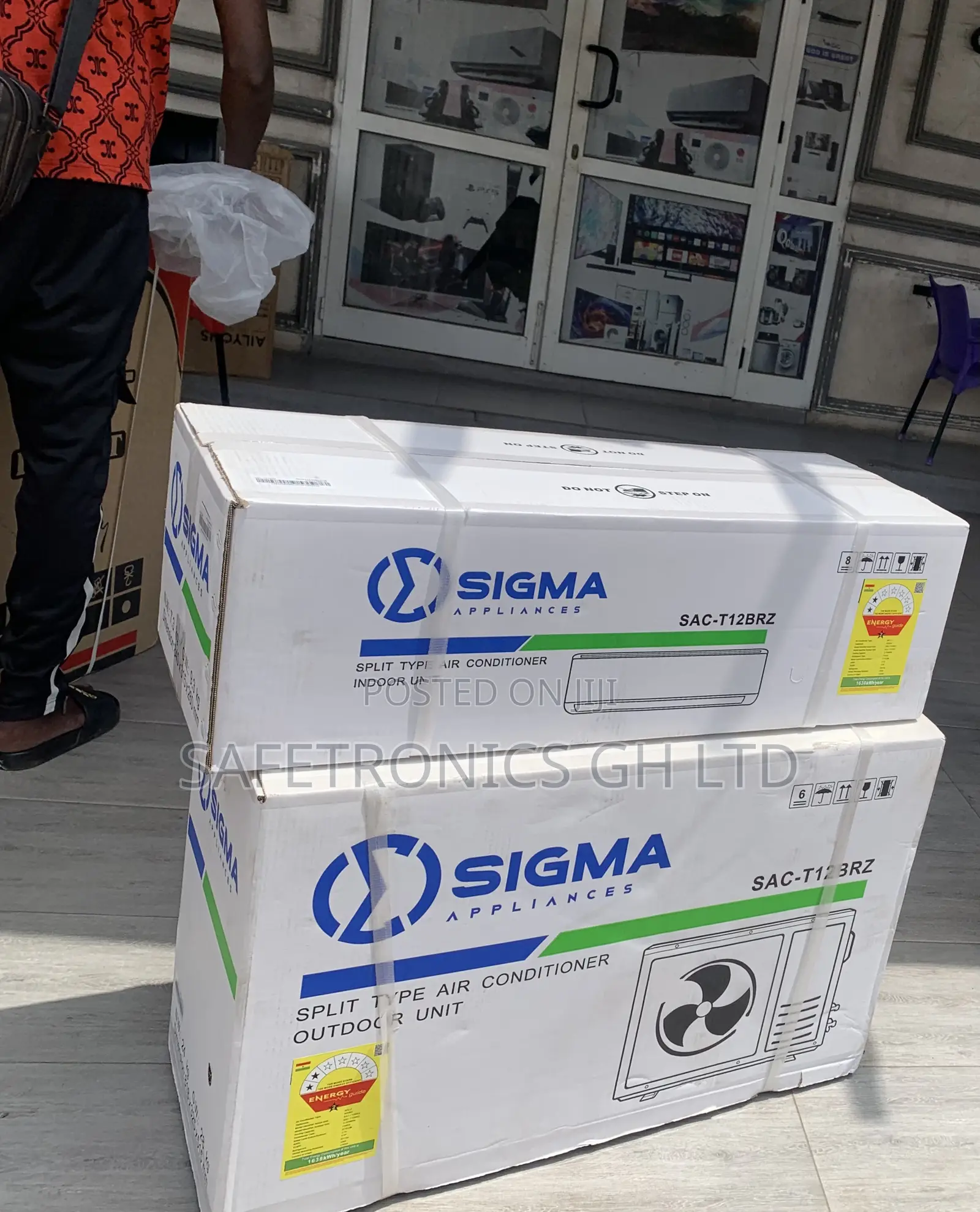 Accurate Fast White Split Type Sigma 1.5 R410a Electric Ac