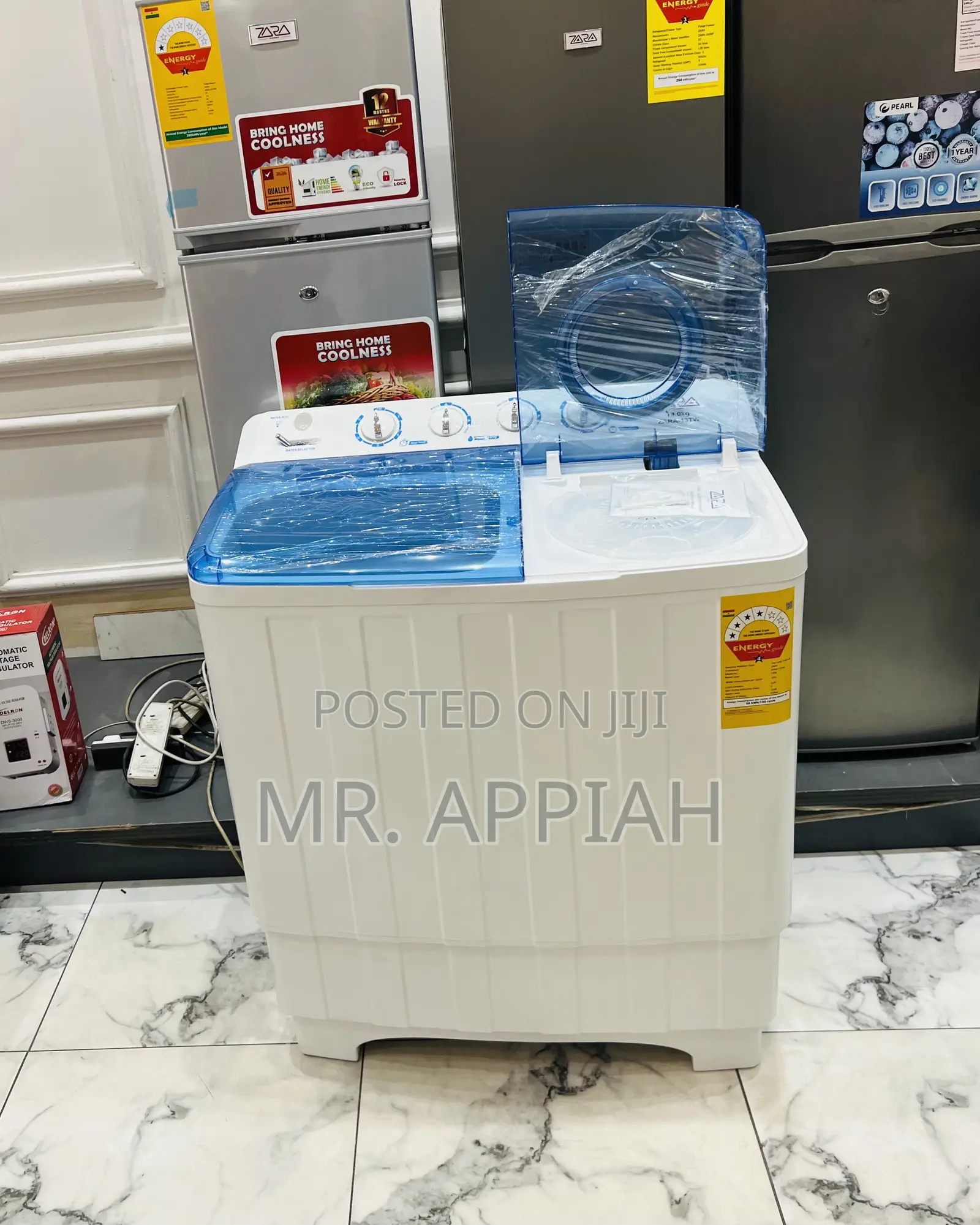 Order Durable Zara 13kg Twin Tub Washing Machine(60 Minute Wash Time)