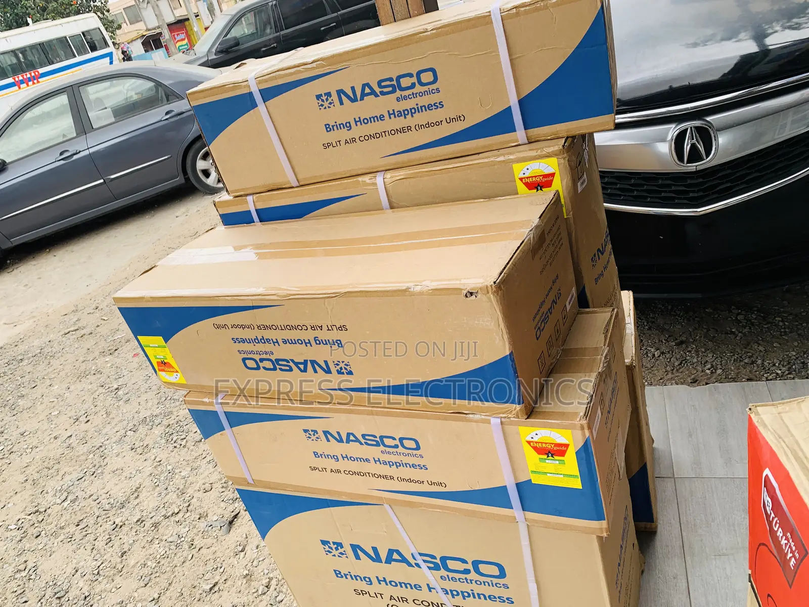 Black Nasco 1.5hp Split R410 Nasco Air Conditioner
