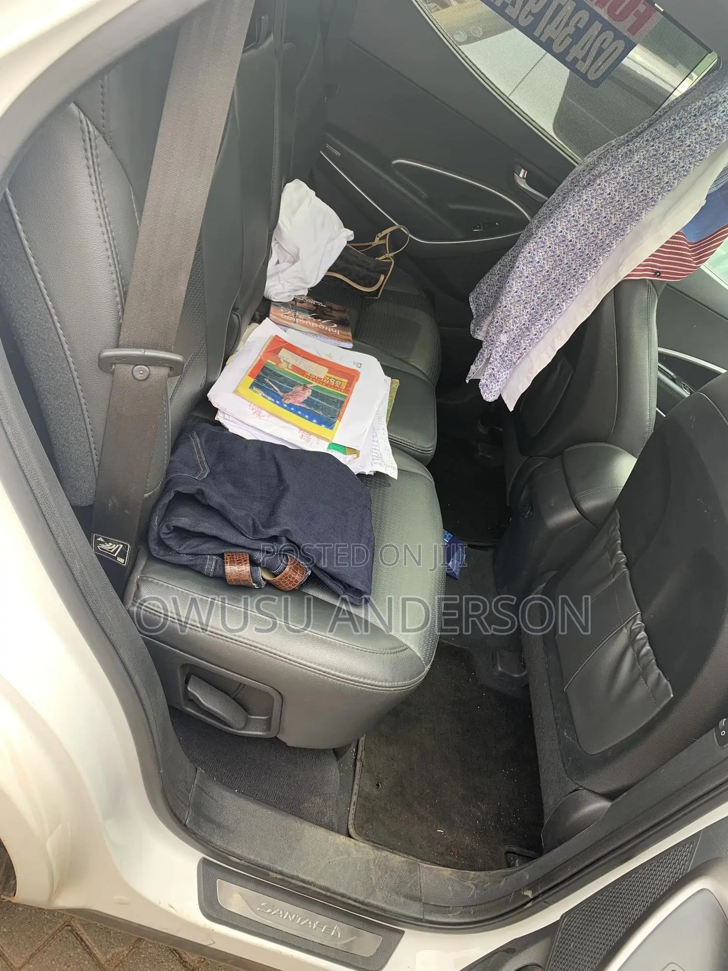 Hyundai Santa Fe 2016 White